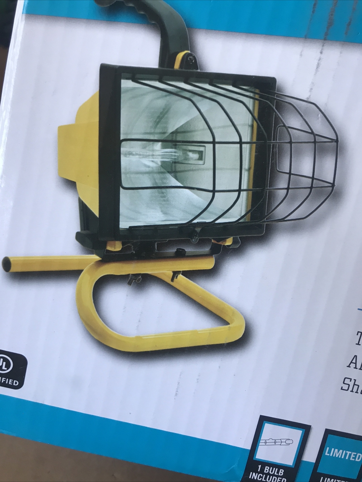 New In Box Woods L20 500W Indoor/Outdoor Halogen Portable Work Light