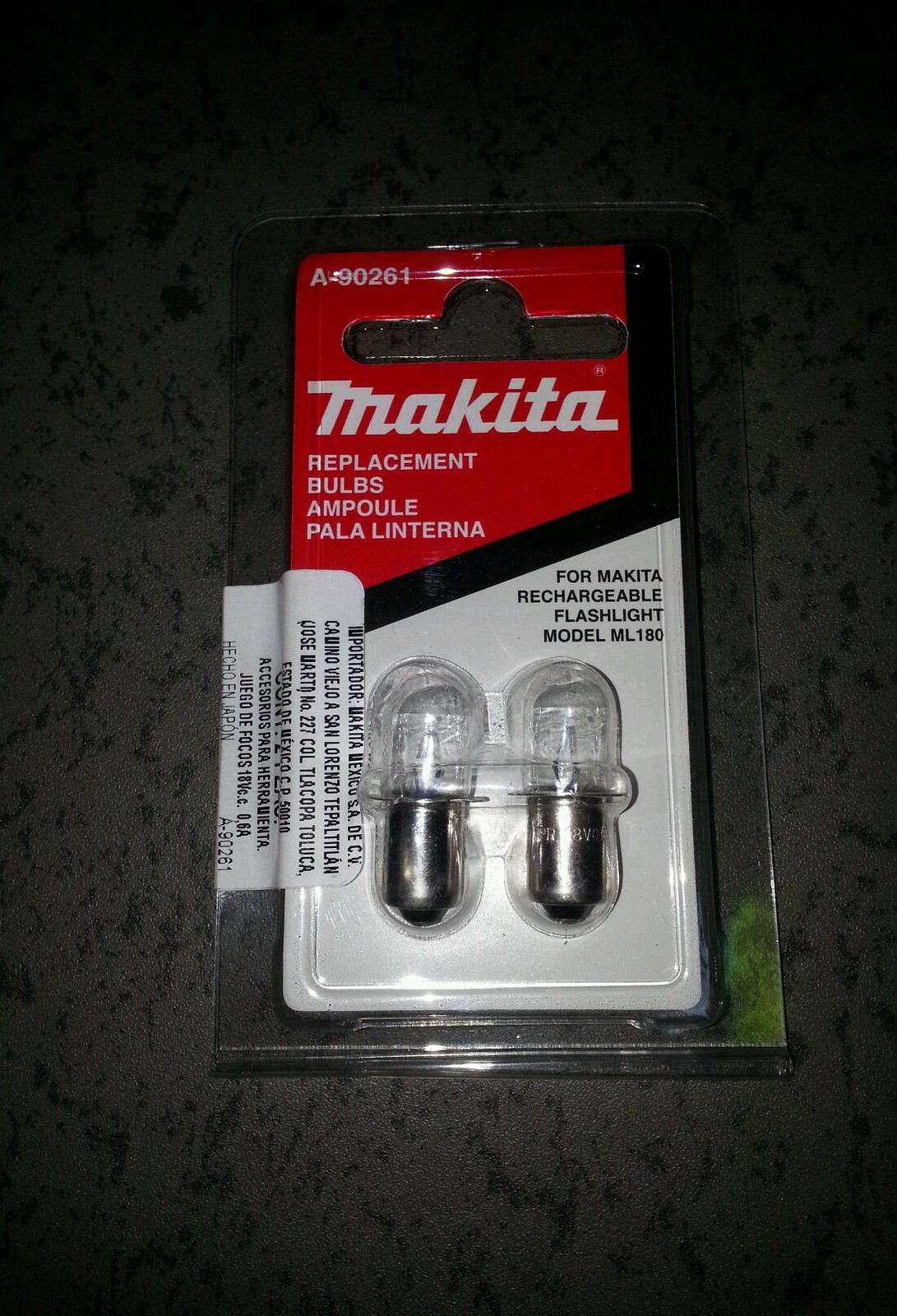 A-90261 Replacement Bulb Makita Set 2/PKG