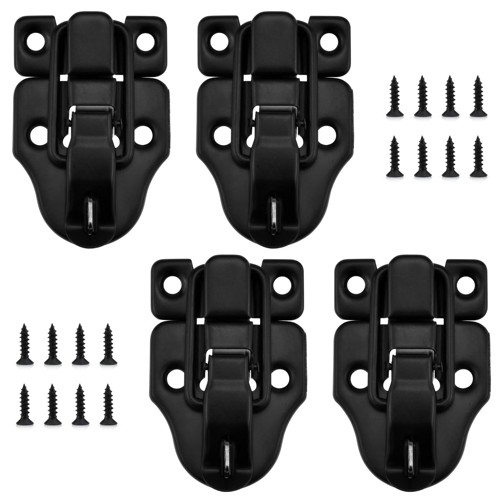 UBANU Toggle Hasp Latches Hardware with Hardening With Padlock Hole-4pcs