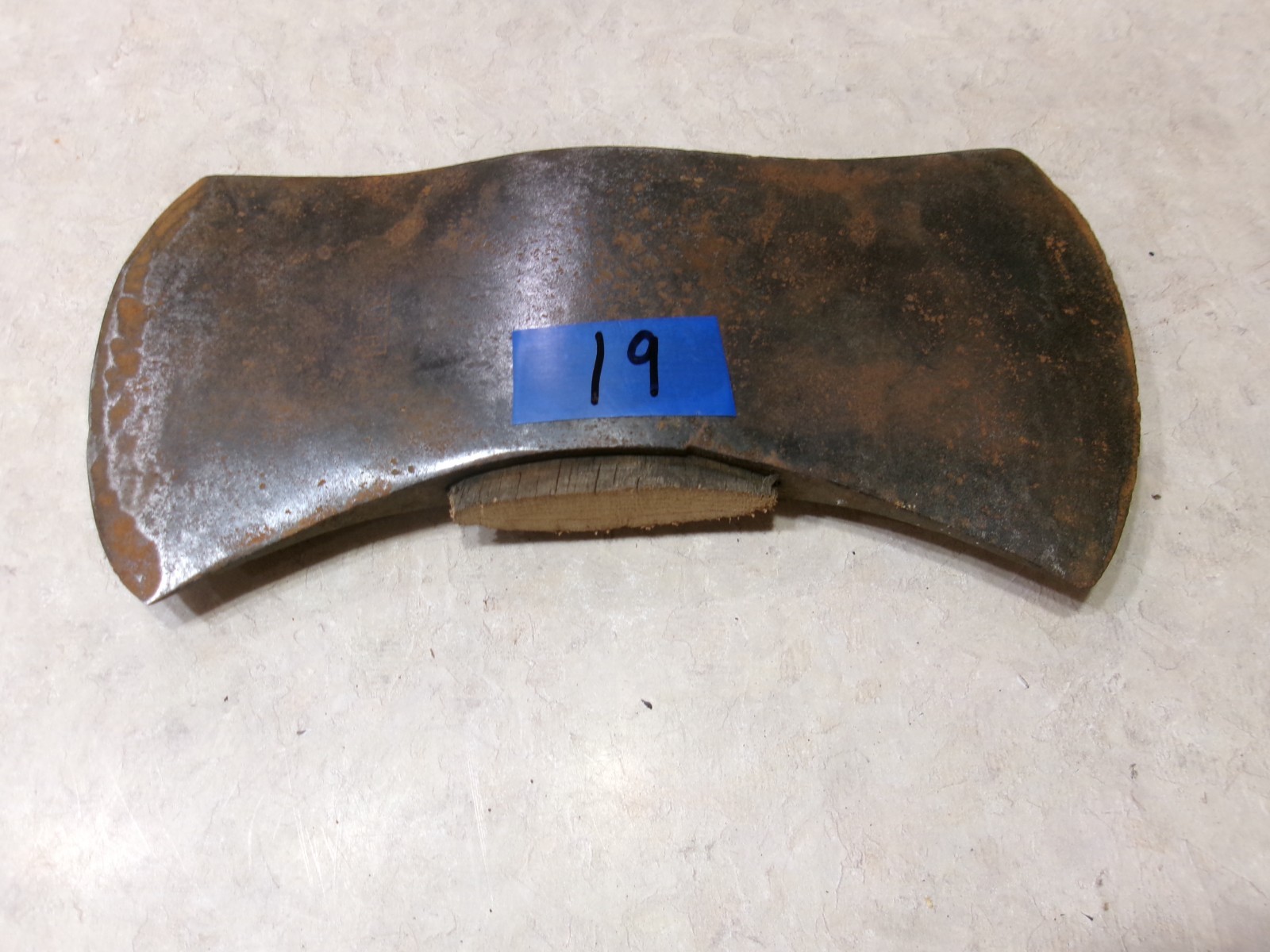 3 Lb. 14+ Oz. PLUMB Double Bit 9″ Long Axe Head-Good Shape, No Handle