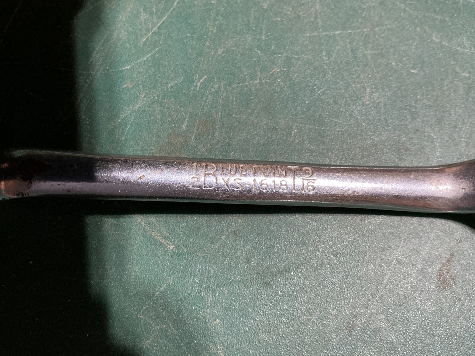 BLUE POINT XS-1618 1/2in. X 9/16in. 12pt Box End Wrench Made in USA