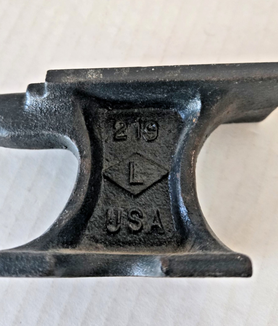 VINTAGE MINI ANIVL LOT OF 2 JEWELRY BLACK SMITH LEATHER MAKIING BENCH TOP LOT P