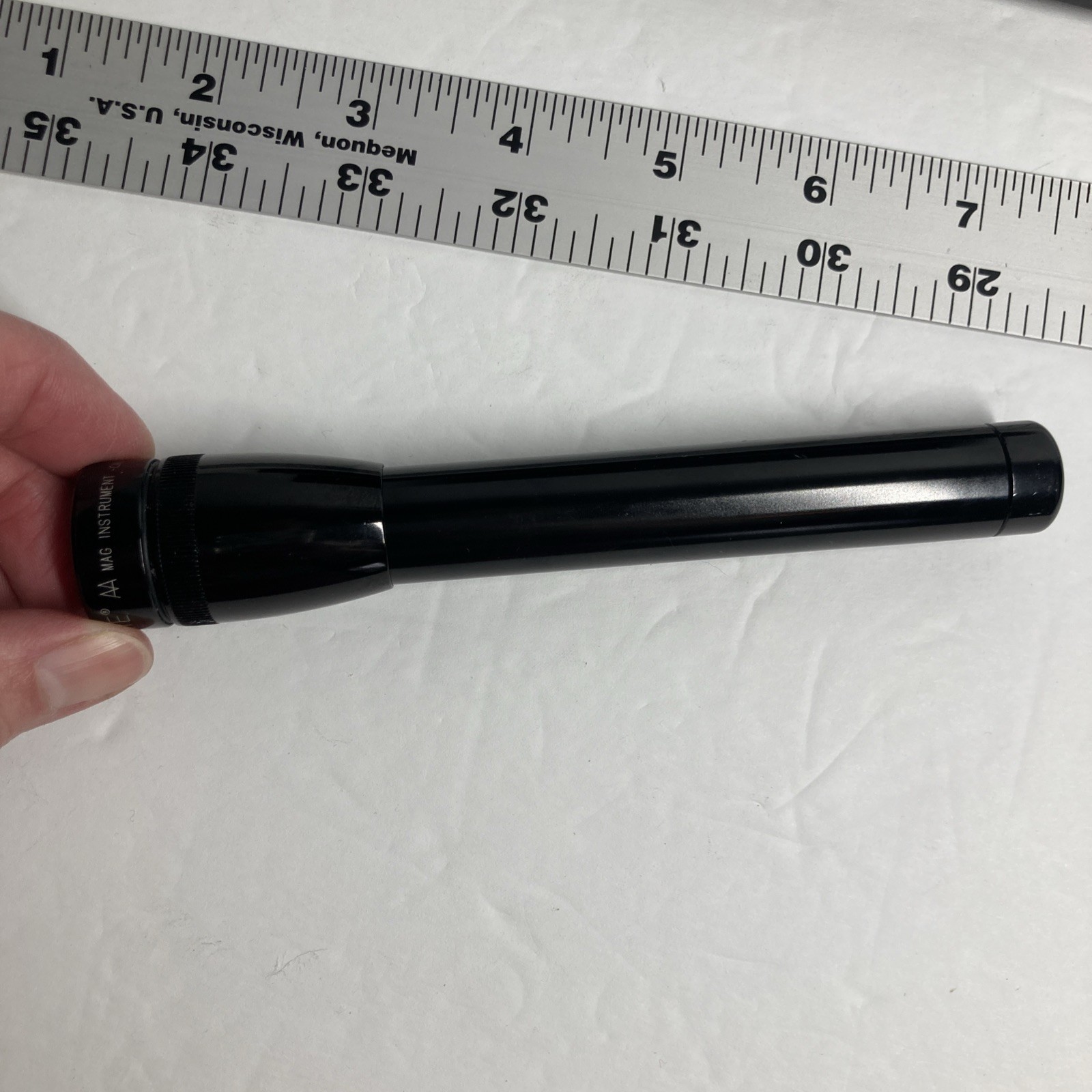 Ford Motor Company Mini Maglite Flashlight in Case —Untested