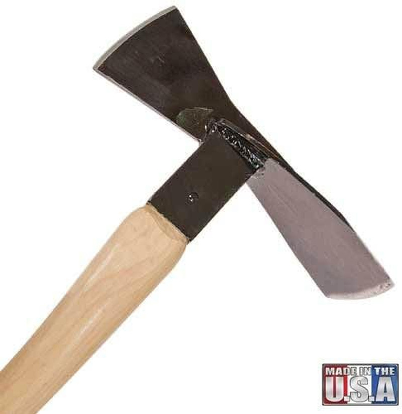 55HX Pulaski Hoe Axe with Wooden Handle – 40-Inch, Natural