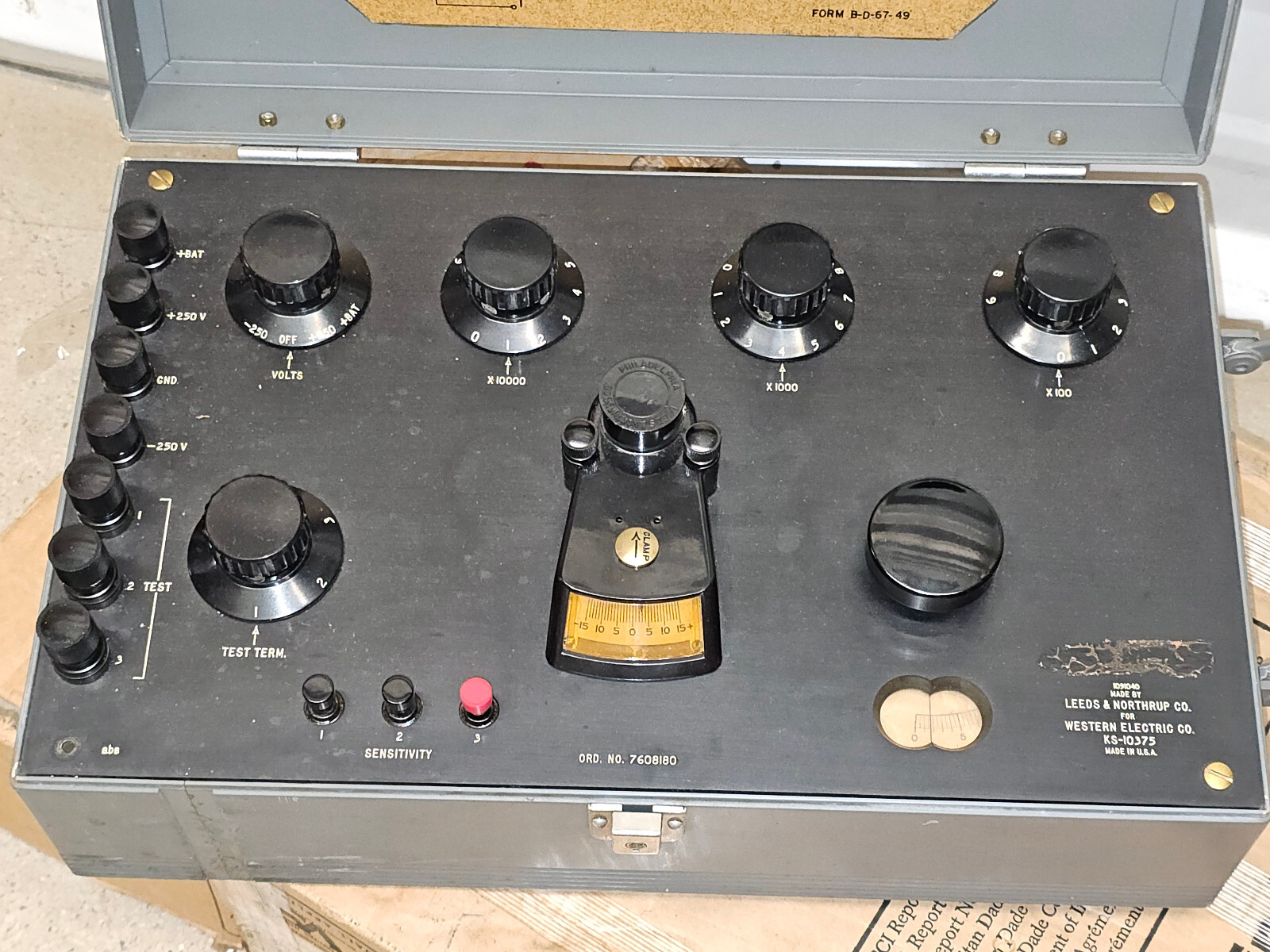 LEEDS & NORTHRUP WESTERN ELECTRIC KS-10375 TEST SET (NOS)