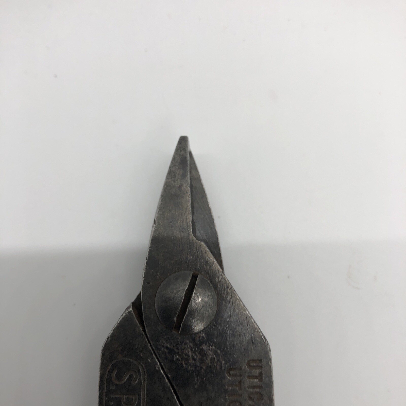 Vintage 7″ Utica No BX100 Electrician Pliers Mark S.P.A.C. Pat 1934 USA 1978983