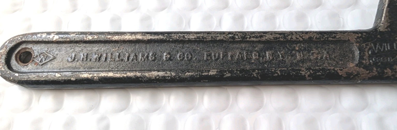 VINTAGE WILLIAMS FORGED IN USA 472 ~ 1.25 – 3.0 Inch ADJUSTABLE SPANNER WRENCH
