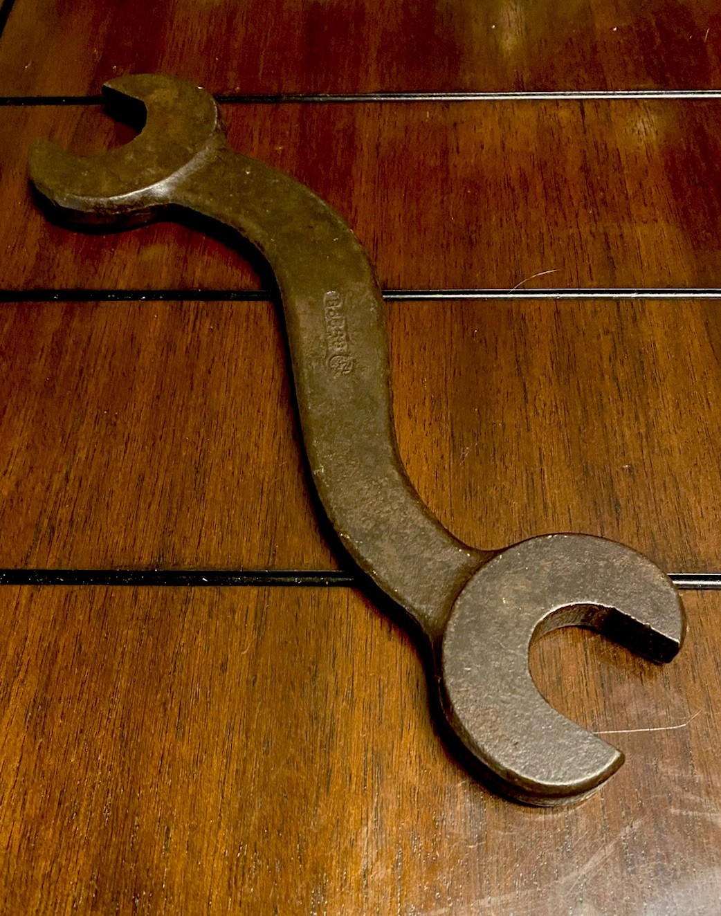Antique IH Logo International Harvester LARGE 14.5” “S”Obstruction Wrench