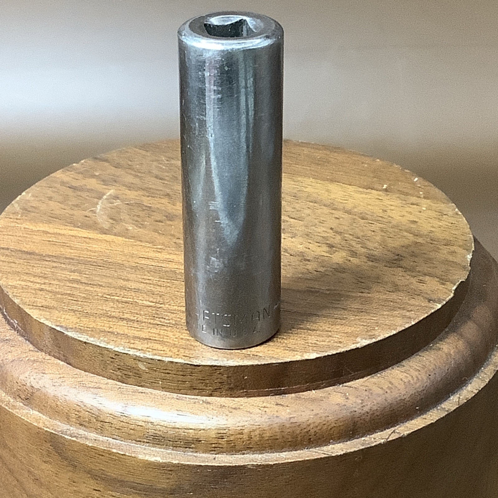 Vintage Craftsman 1/4″ Drive Deep Socket SAE Inch 7/16″ 6pt 43578 -G1 USA