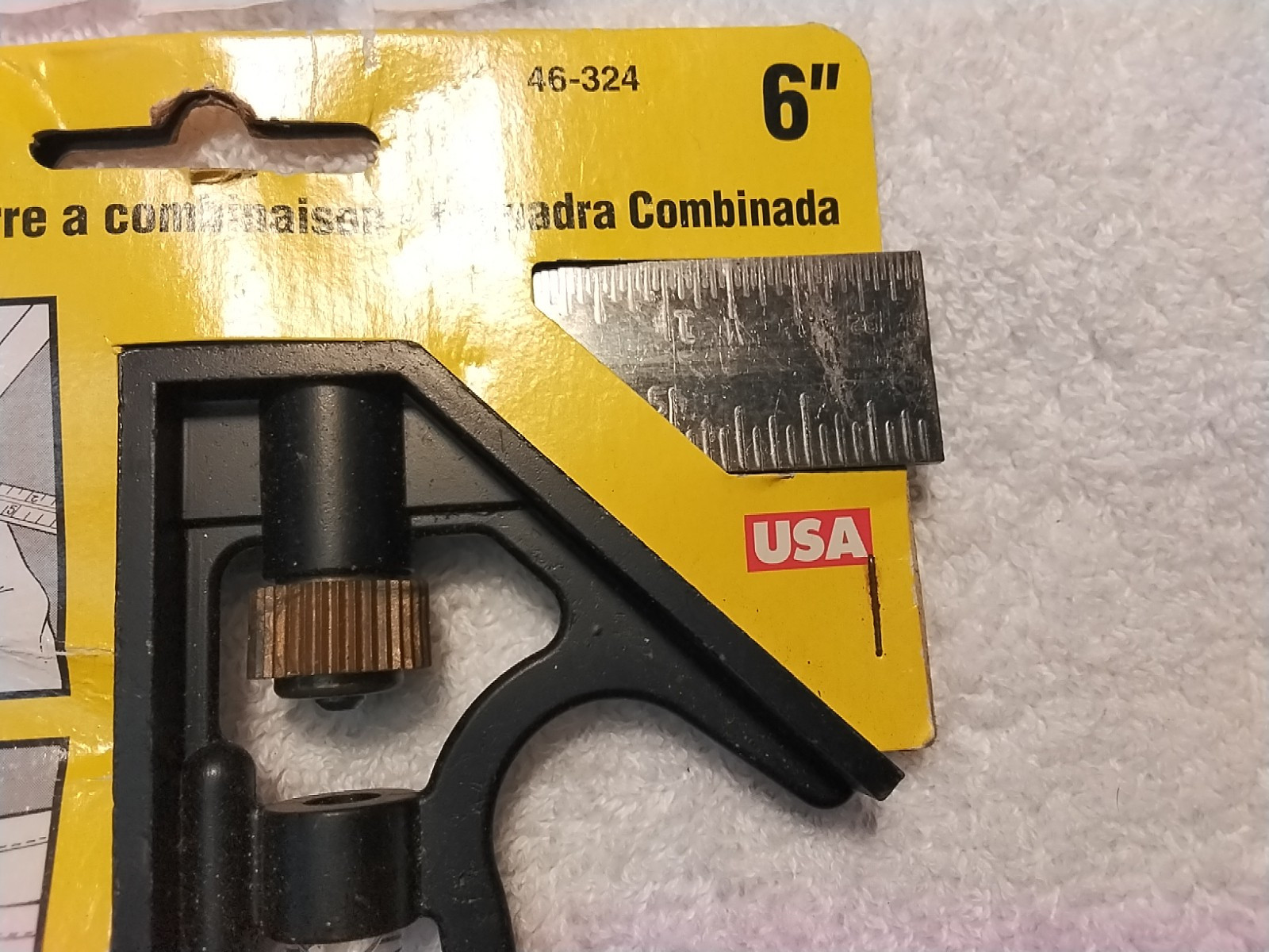 STANLEY 46-324 COMBINATION SQUARE METAL USA 🇺🇸