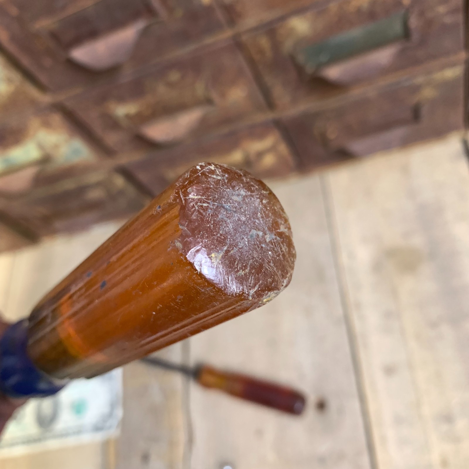 SEARS ~ Craftsman ~ late 30’s -40’s (2) Amber Handle Screwdrivers Scarce!