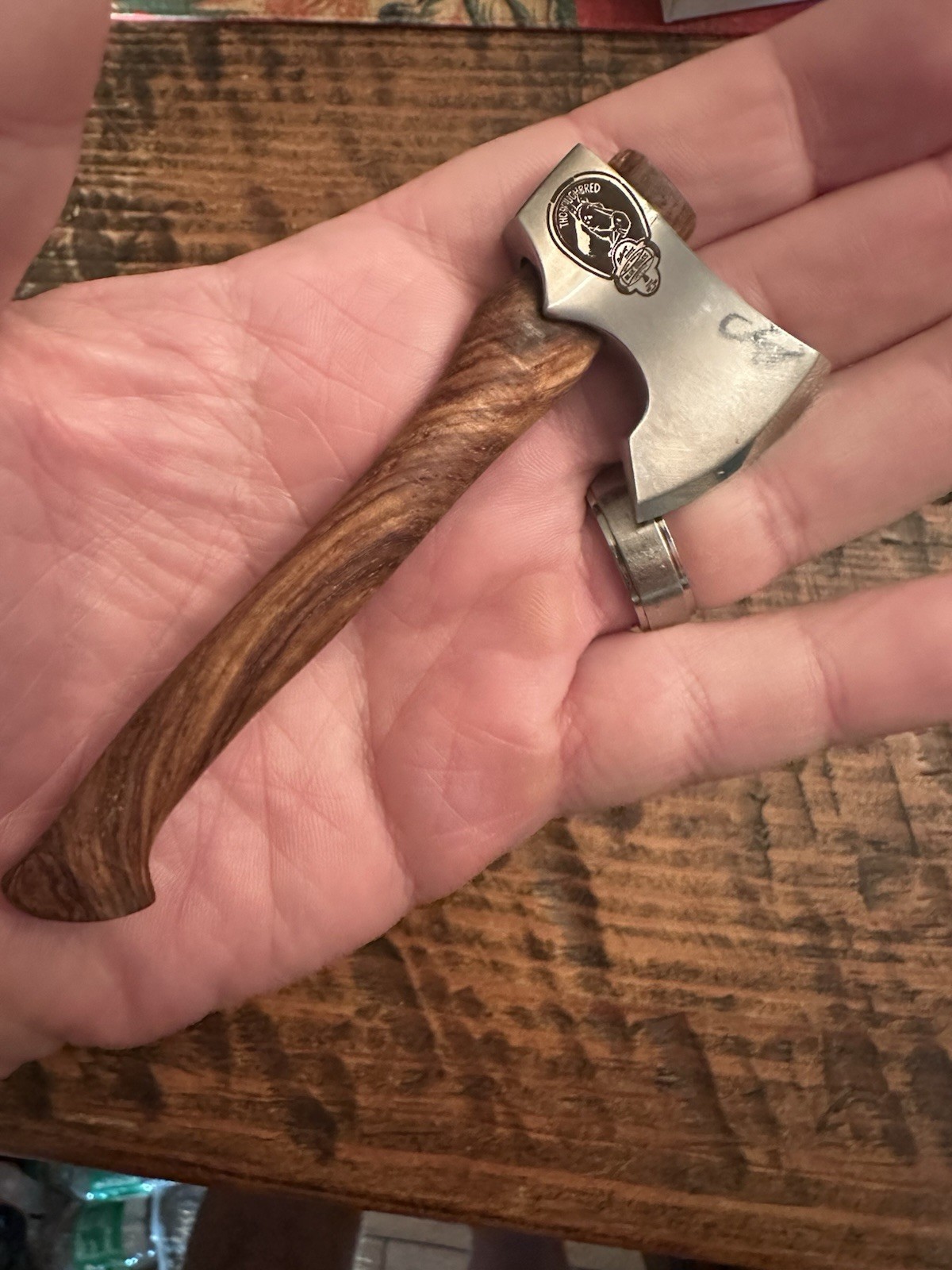 Micro Mini Axe Tribute Thoroughbred BELKNAP BLUE GRASS Package Letter Opener