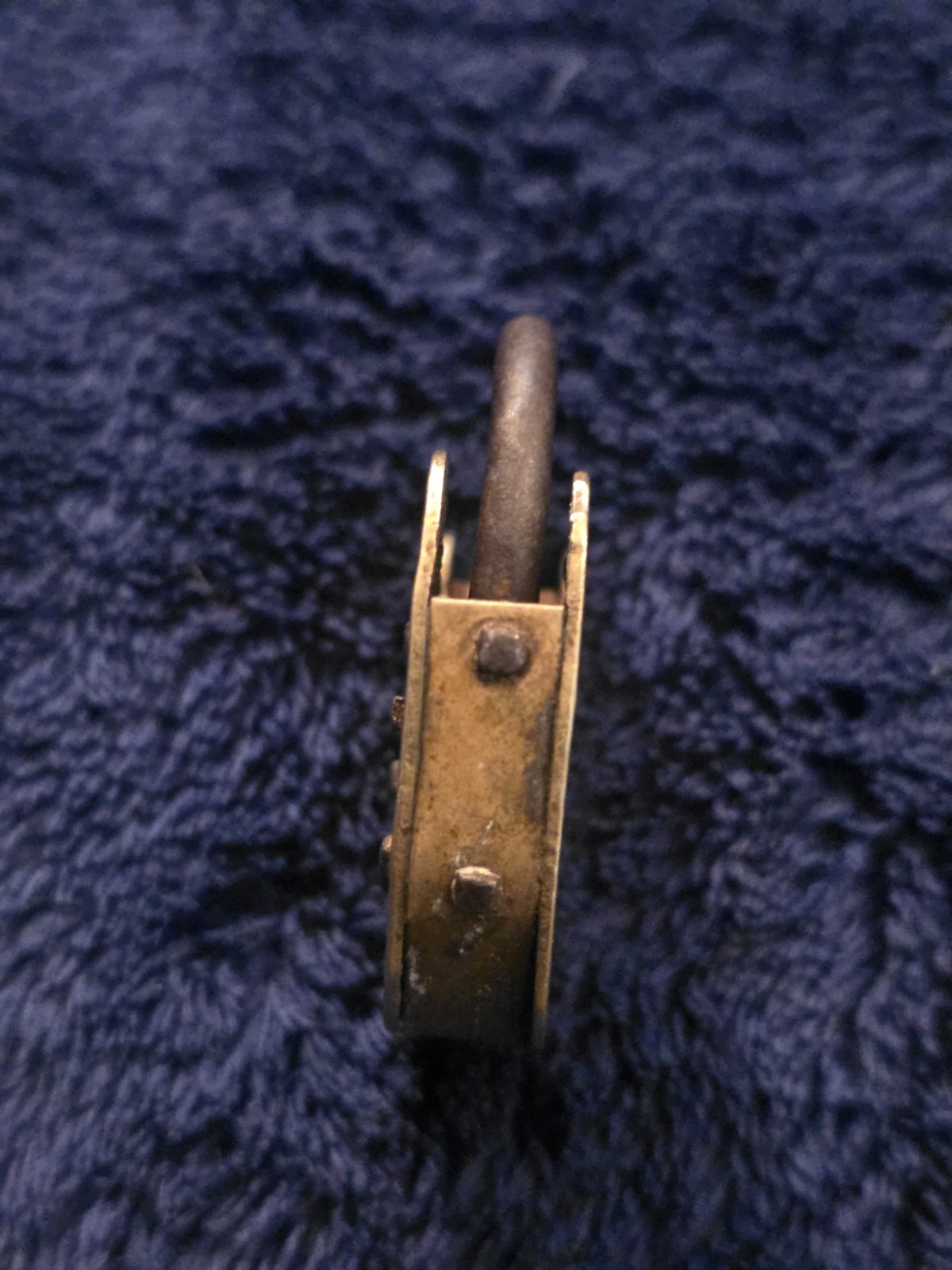 Lot of 3 Vintage Antique Brass Padlocks. Yale Terror, Patent D 1891, Improved.