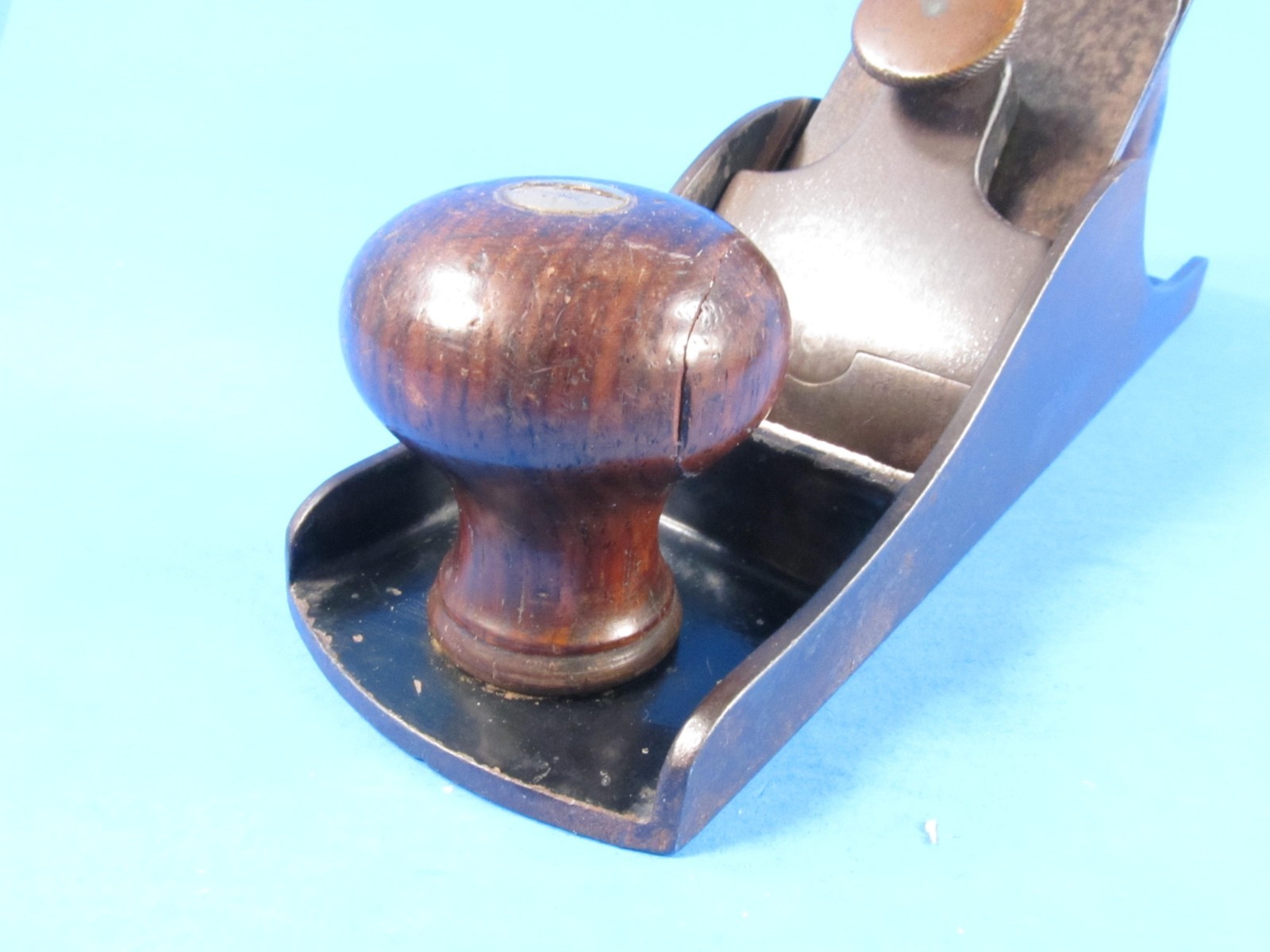 uncommon Foss Patent wood plane w/ pivoting cap made w/ Chapin in Pine Meadow CT