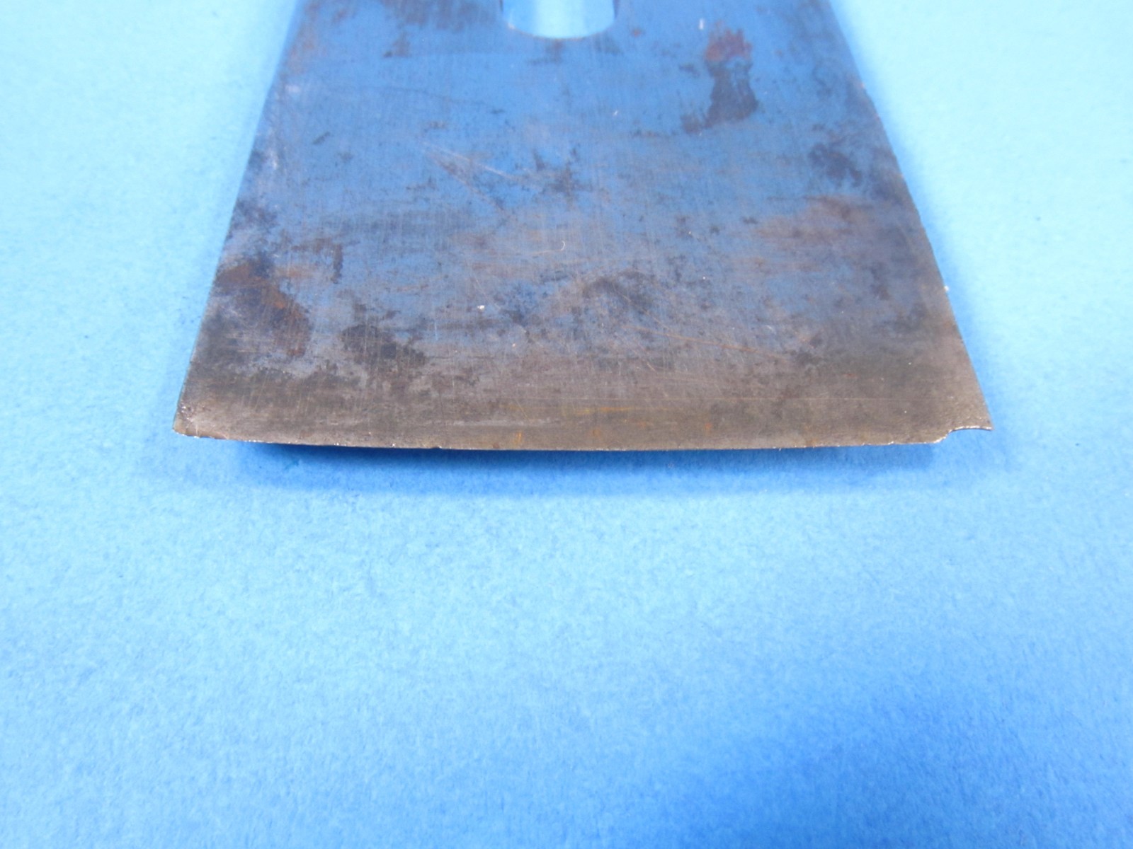 parts – unmarked 1-3/4″ tapered iron blade cutter & chip breaker for wood plane