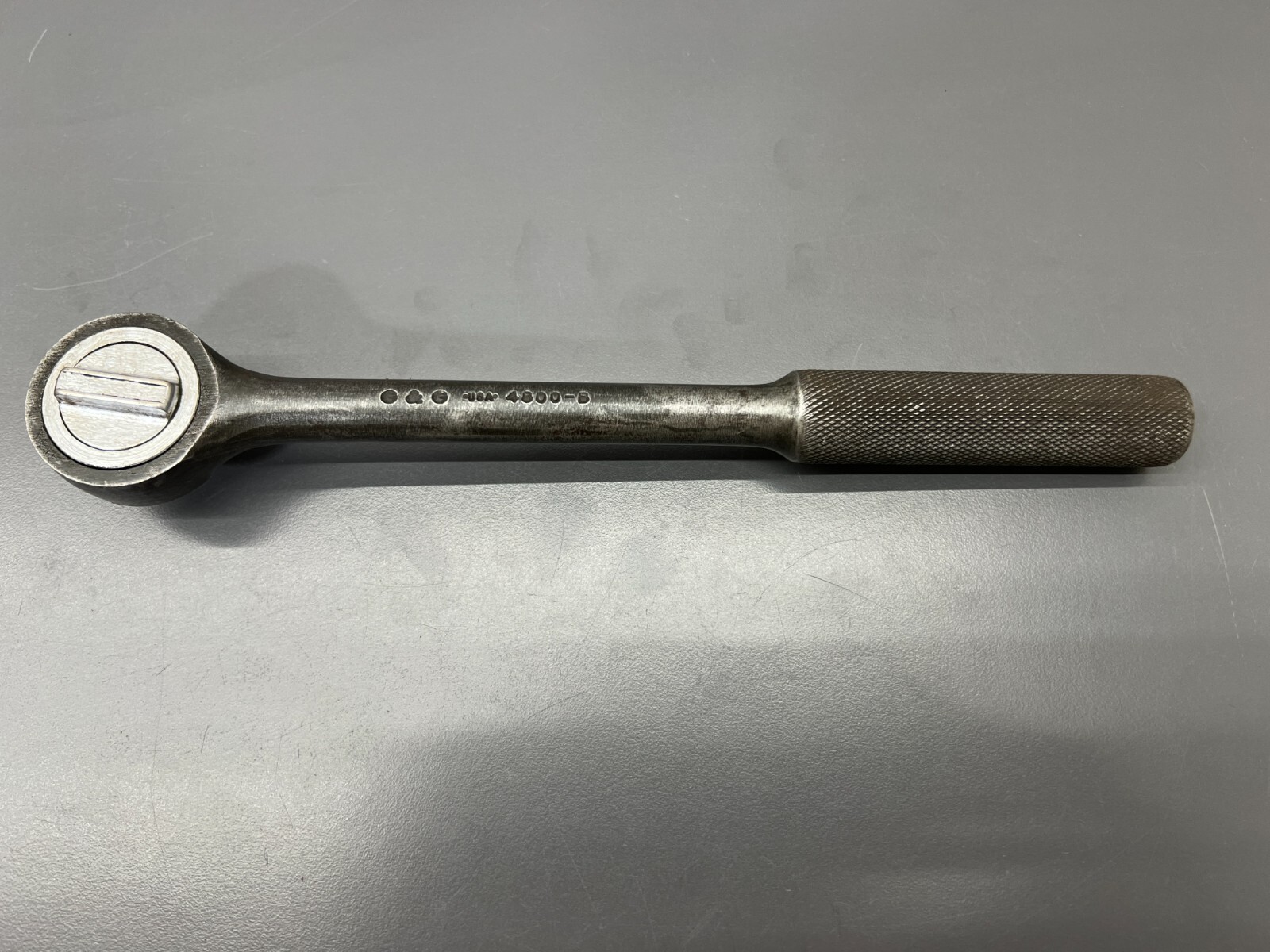 (A) VERY RARE VINTAGE G&G 4800-B 1/2” DRIVE RATCHET BY WRIGHT JUST SVCD VGC USA