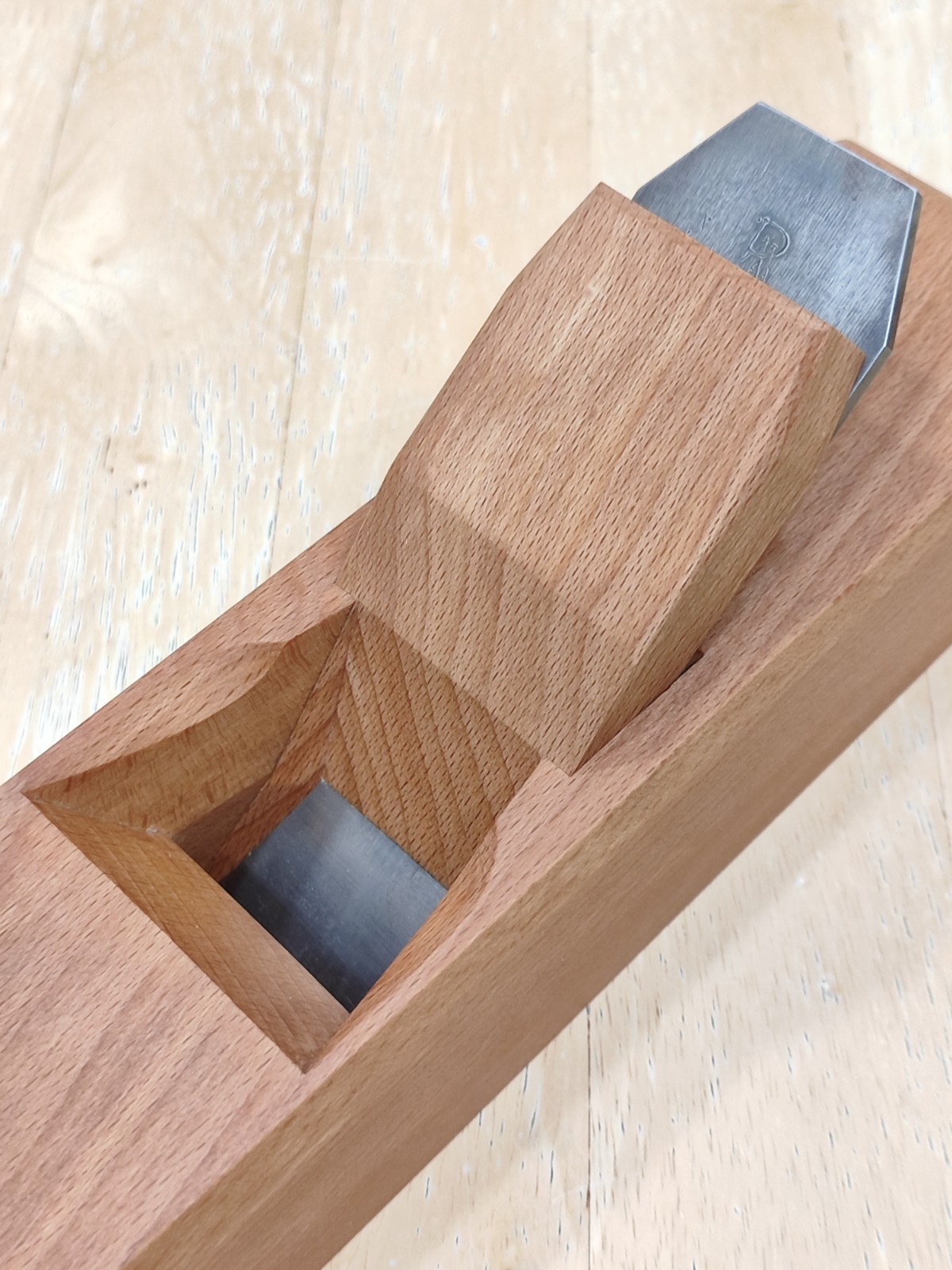 12″ Wooden Square Shooting Plane/ Large Strike Block Plane 38° Bed Angle, 2026
