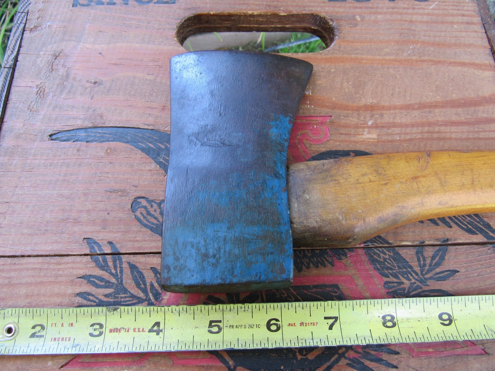 Vintage Original Forged Sven Axel Wetterlings SAW Sweden Single Bit Axe Hatchet