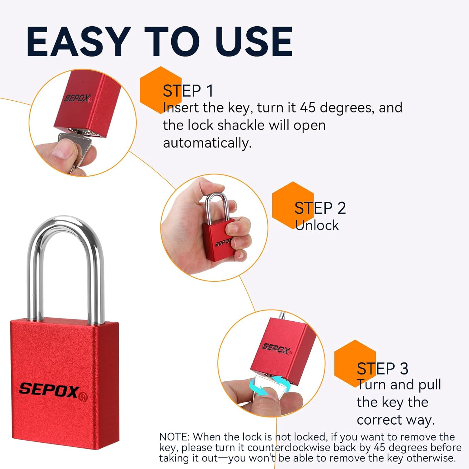 Ultra-Durable Red Aluminum Padlocks Set – 24 Pcs, 38mm, High Security