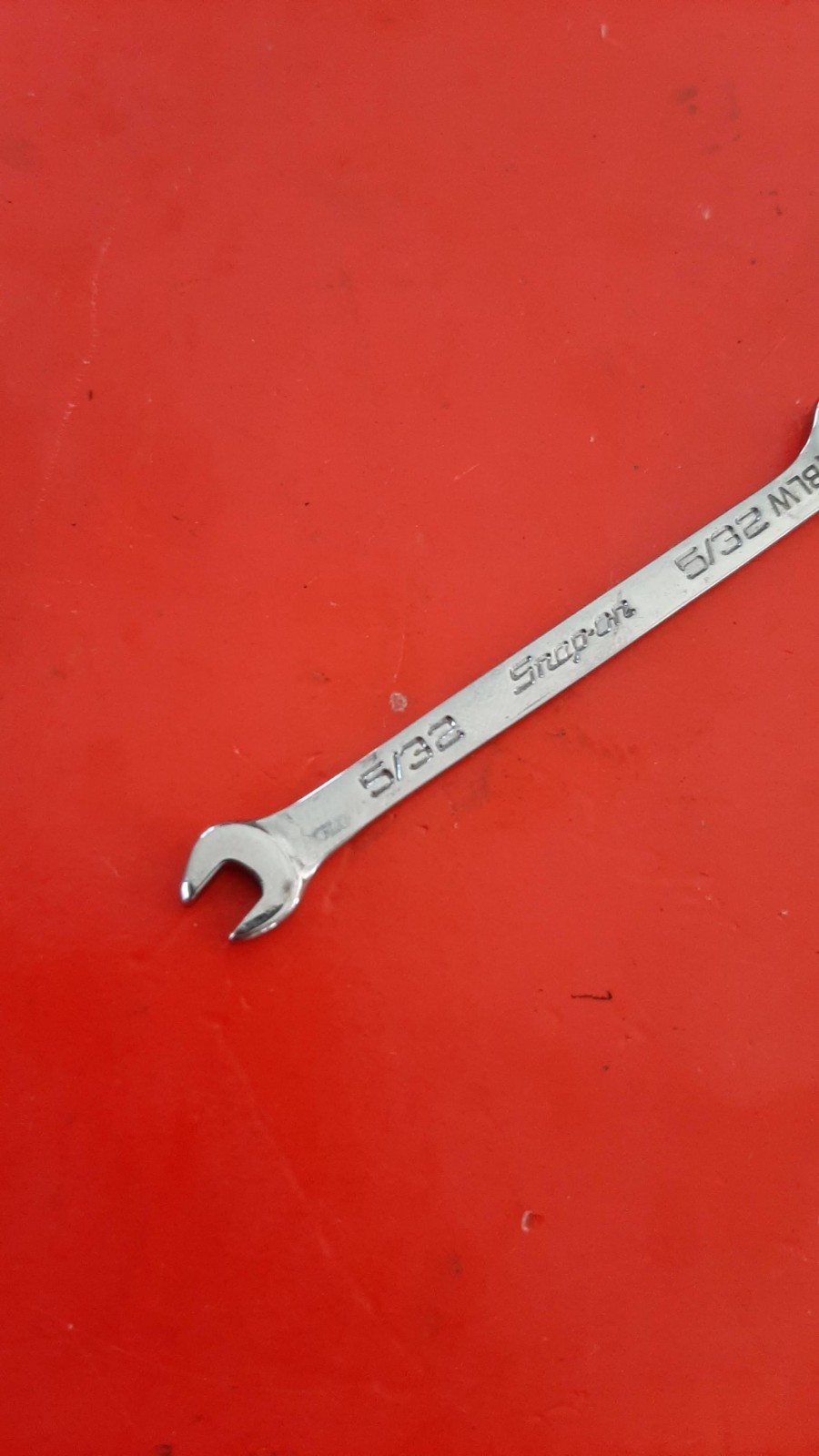Snap-on Tools DS1010A Open End Offset Midget Wrench 5/32″ USA ENGRAVED