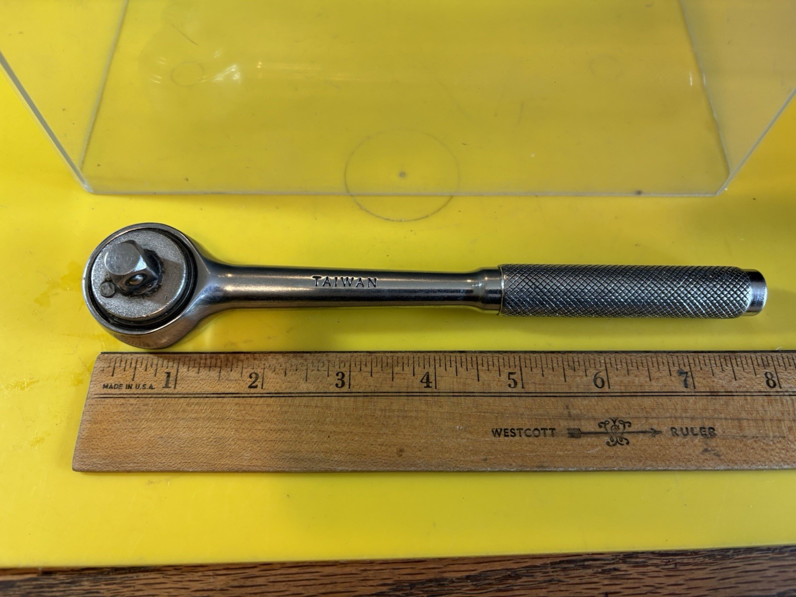 VINTAGE STANLEY 3/8” DR. RATCHET W/TOGGLE BUTTON RARE+10 Craftsman Sockets L-SR