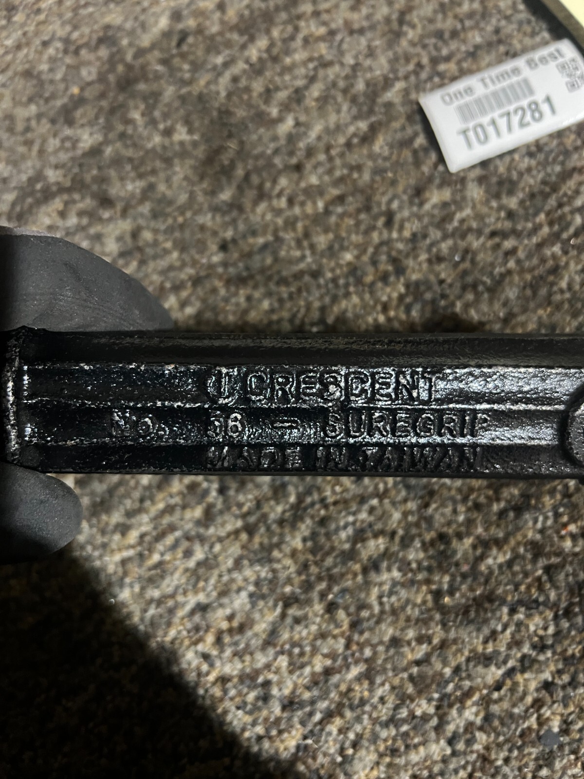 Crescent No. 56 Suregrip Cast Iron Nail Puller Tool Vintage Heavy Duty Black