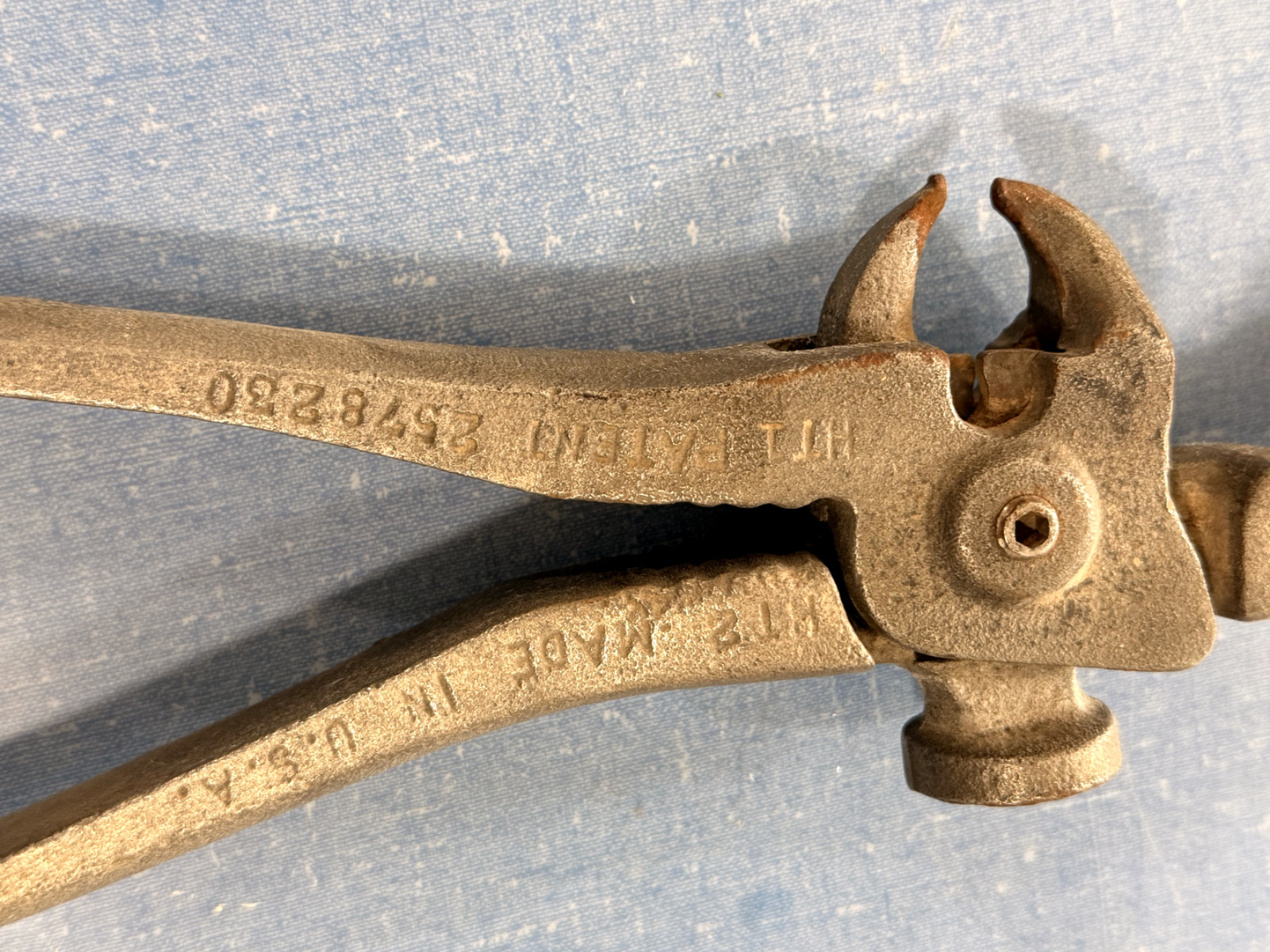 Vintage Huron Tools Inc Fence Pliers Staple Puller Minneapolis MN USA Patent