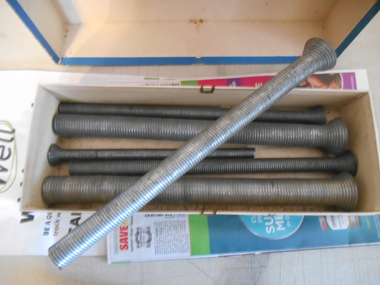 Antique Montgomery Ward Tube Bending Spring Set 84-6326 Original box 6pc