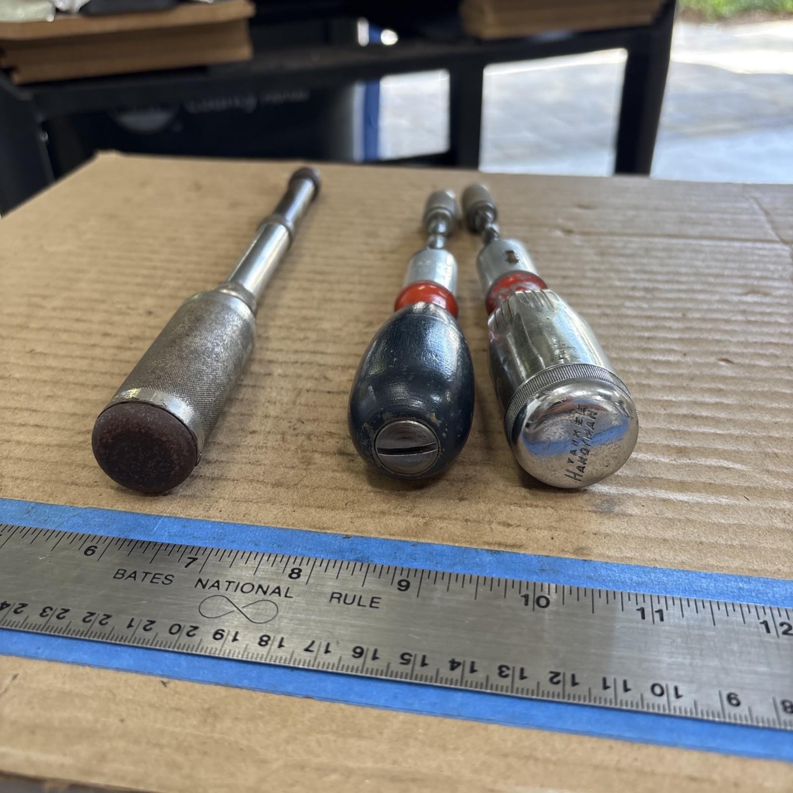 Vtg 3 Pc. North Bros Yankee No. 41 Push Drill & Yankee Stanley 1133H & 233H