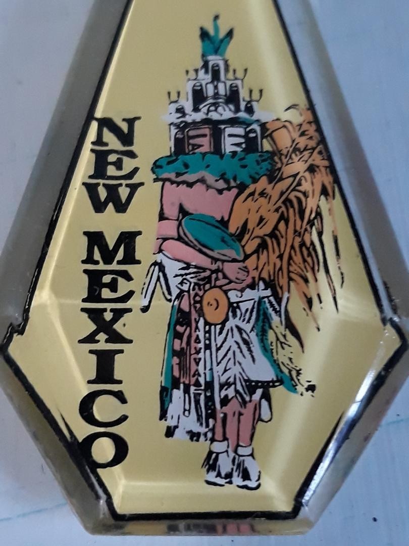 Vintage New Mexico Double Sided Key Ring