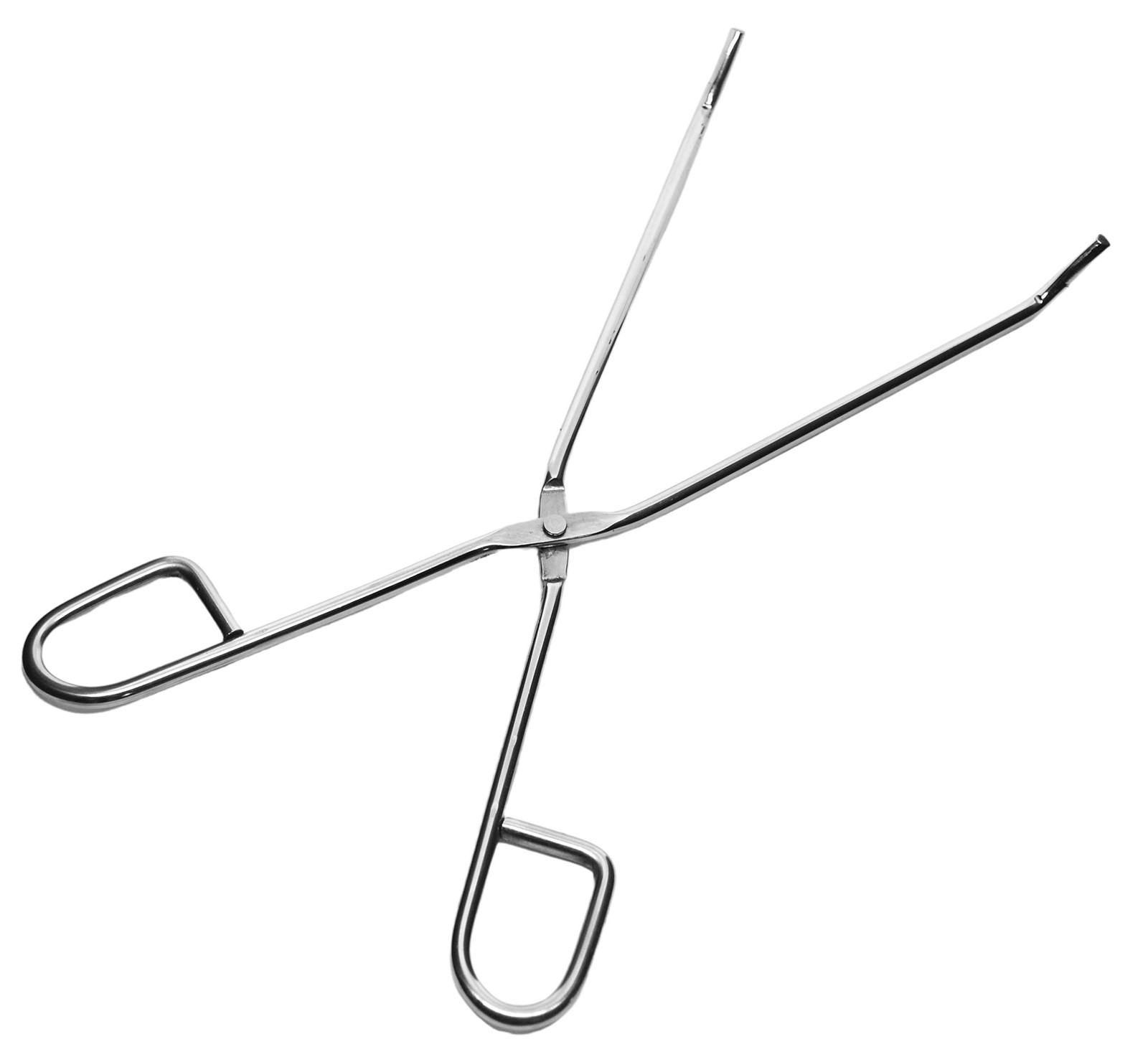13 Inch Straight Extra Long Stainless Steel Crucible Tong For Furnace Use