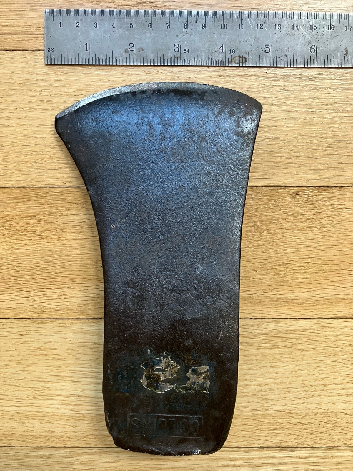 COLLINS SINGLE BIT AXE HEAD – VINTAGE USA LOGGING CAMP BUSHCRAFT
