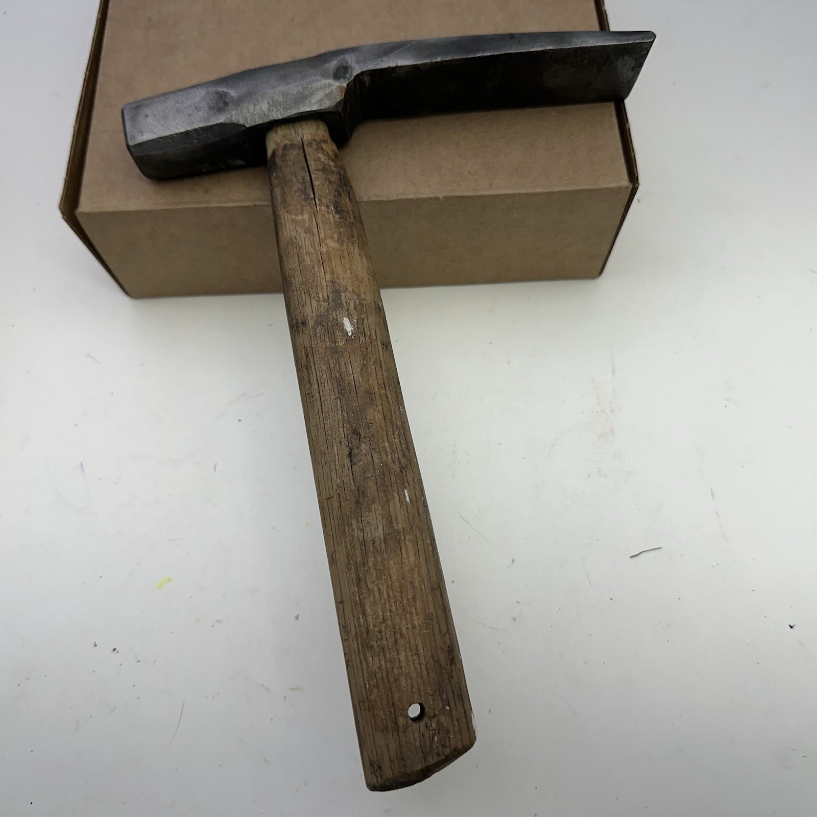 Vintage 28oz OAW Mason Rock Brick Hammer Head CUSTOM Hand Made Forged Unique