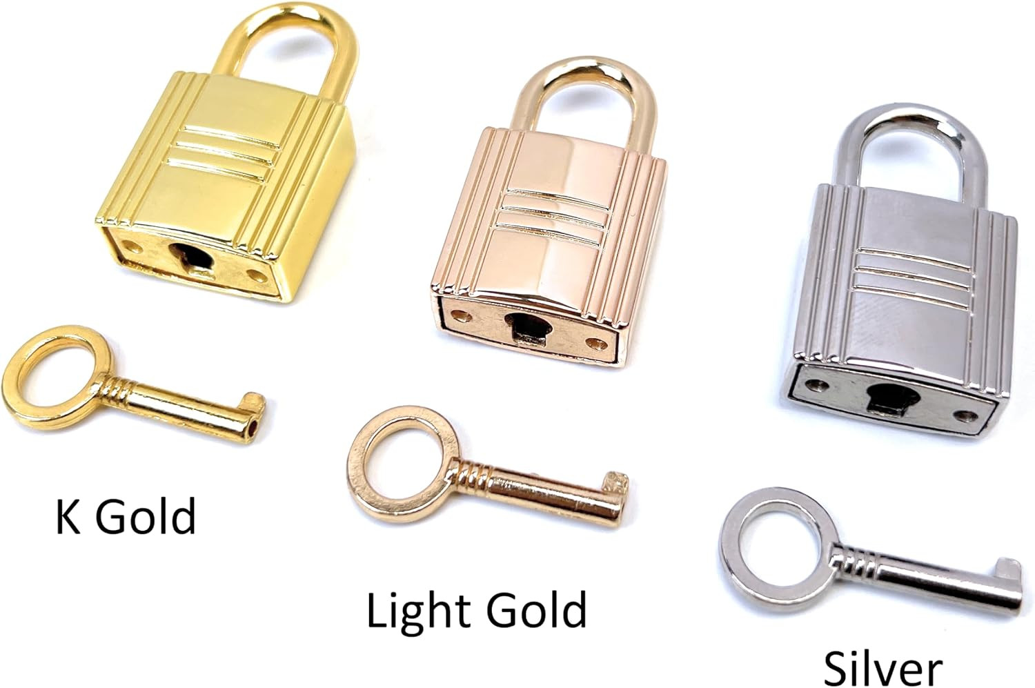 4 Pack Mini Gold Padlocks with Keys � Small Metal Charm Locks for Purses, Bac…