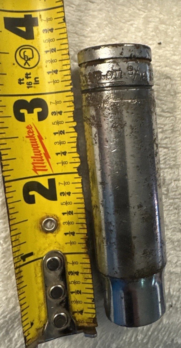 9/16” pat 3273430 Snap-On , TS 181 ,1/2” Drive 6-Point Deep Well Socket vtg tool