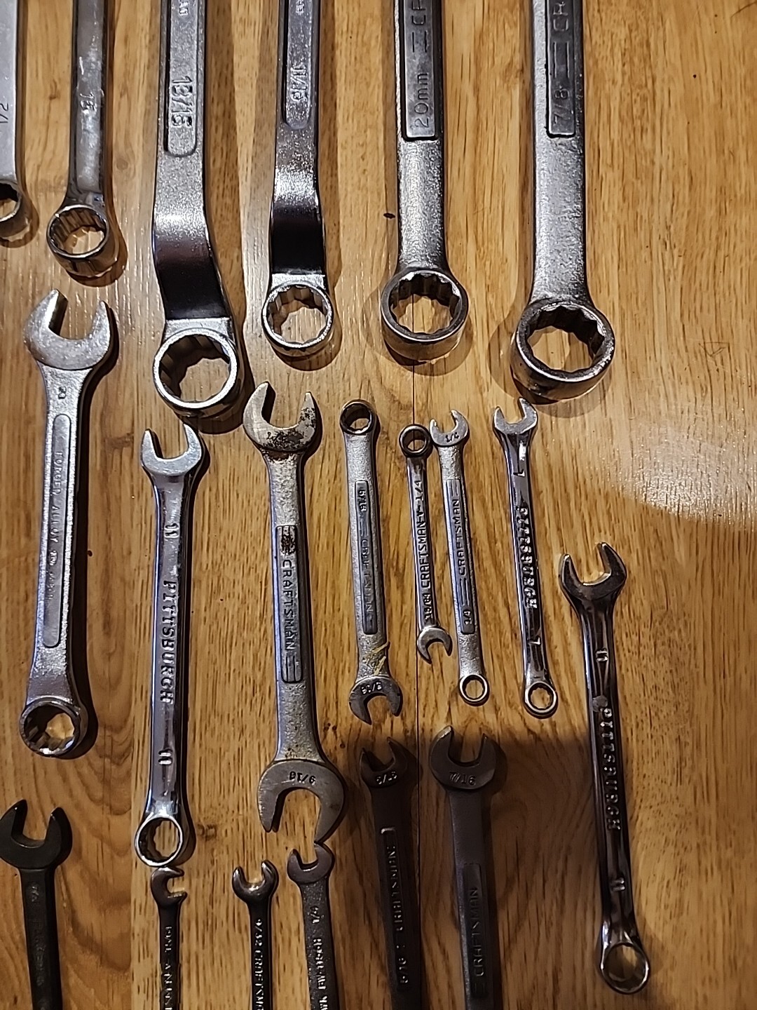 LARGE lot of ASSORTED CRAFTSMAN,FORGED, wrenches – 41pieces – ALL 4 one price