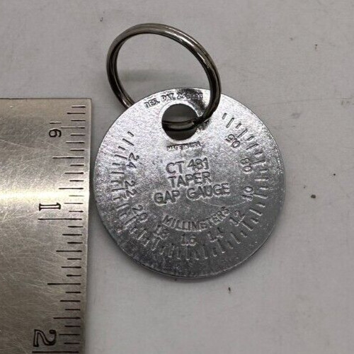 Vtg Champion Spark Plug Taper Gap Gauge Model CT 481 Made in USA Mechanics Tools