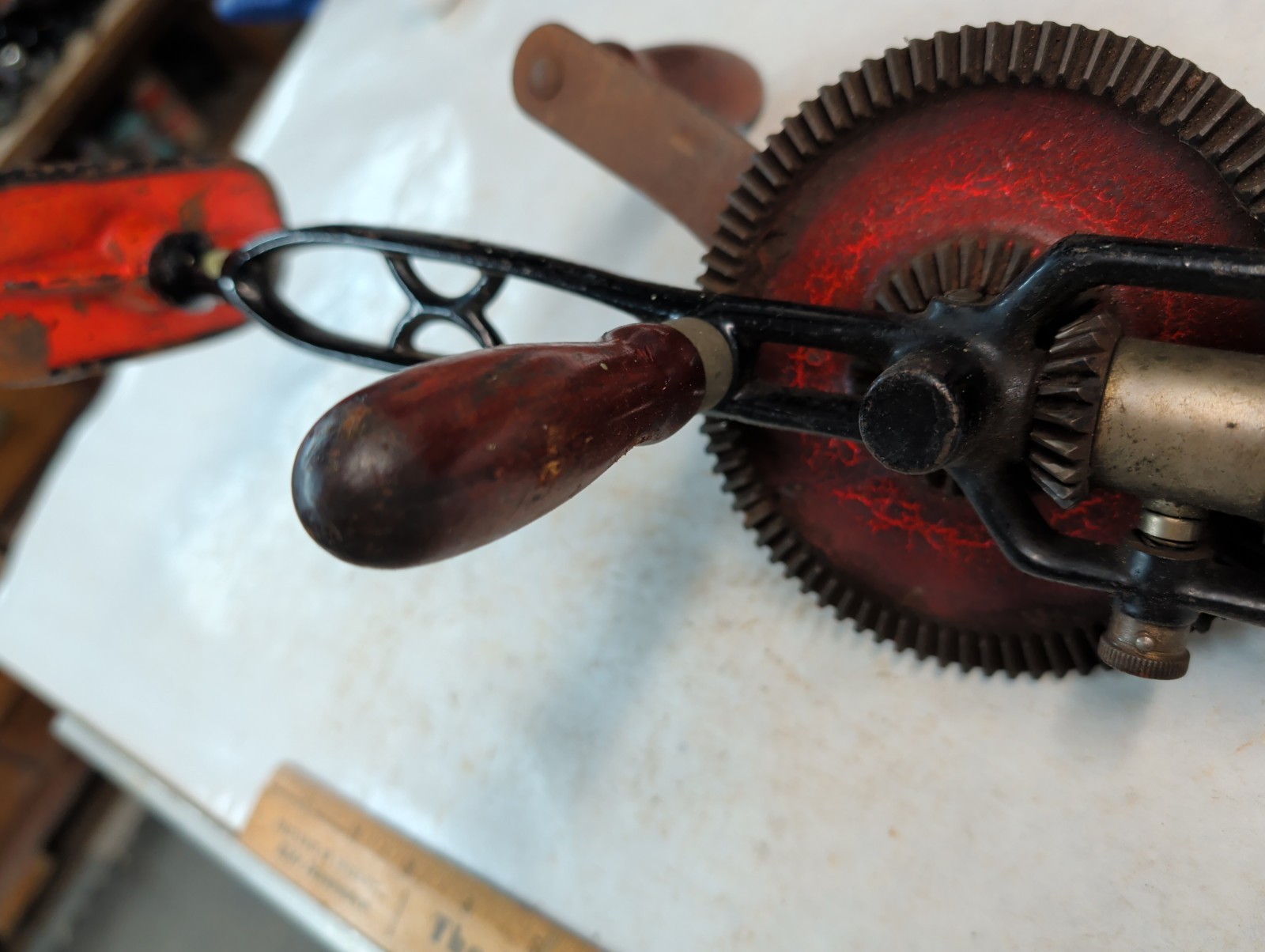 Vintage Goodell Pratt Breast Drill Large 17.5” Used Good Condition 2-jaw