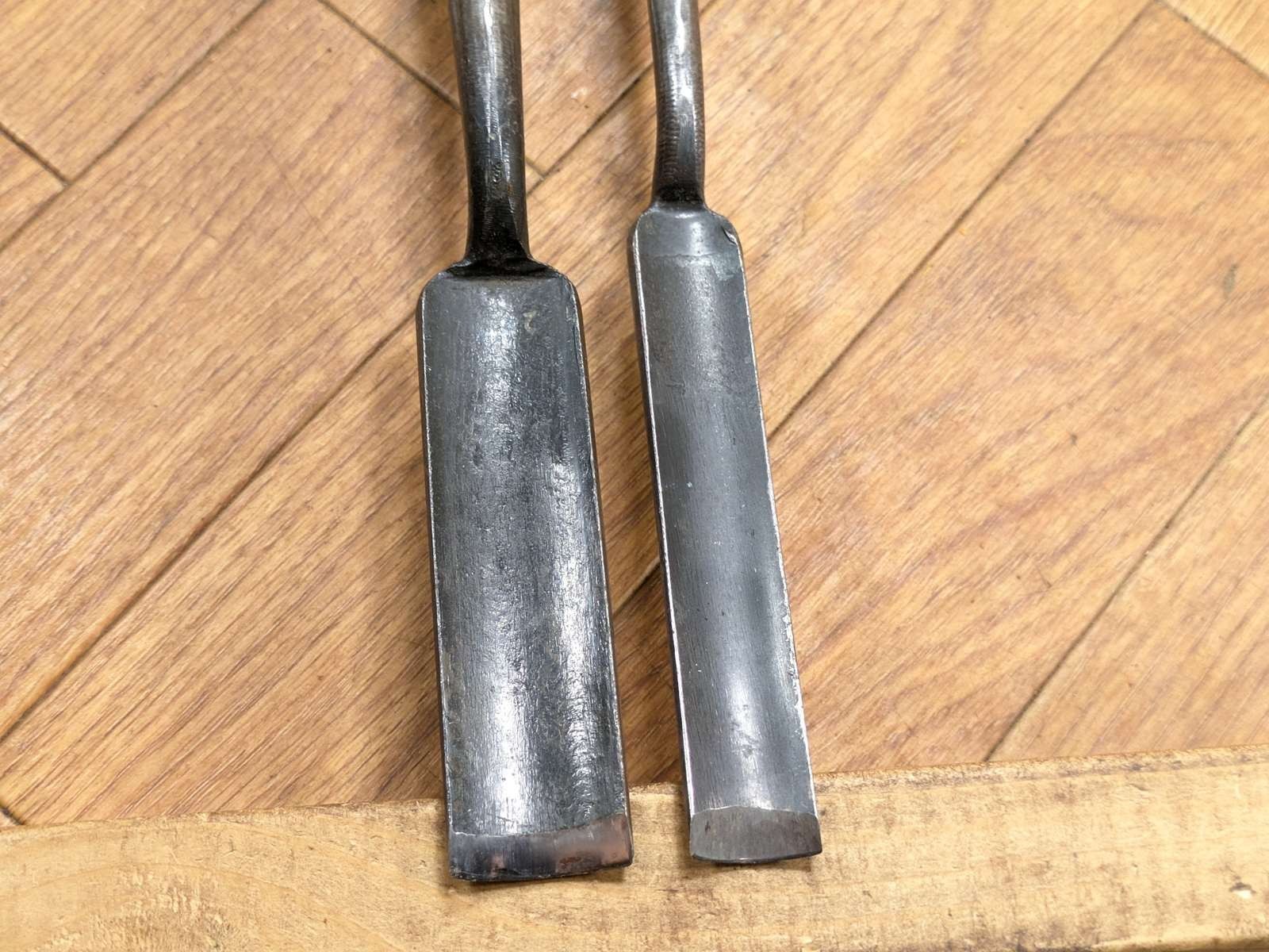 Japanese vintage chisel Tsuki (Kote) Nomi Japan Signed Vintage 26.19mm KH381