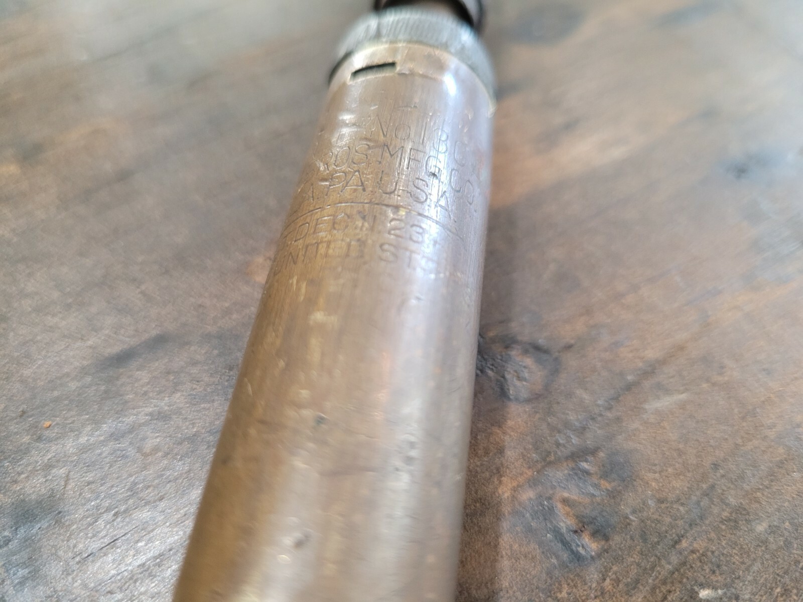 Antique 1923 North Bros Yankee Brass 130A Spiral Ratchet Screwdriver Pre Stanley