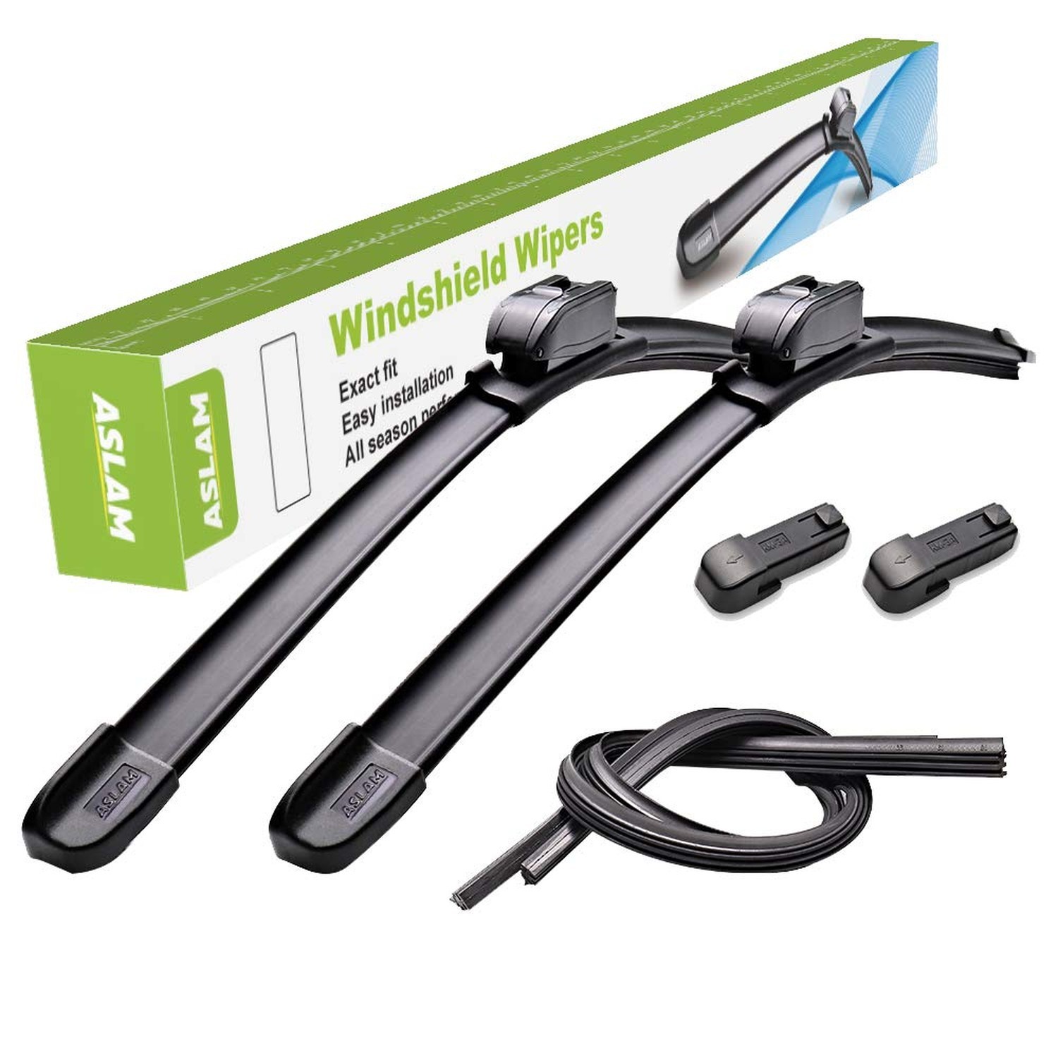 ASLAM 28 and 20 Inch Wiper Blades Front Windshield | Streak-Free & Quiet Dura…