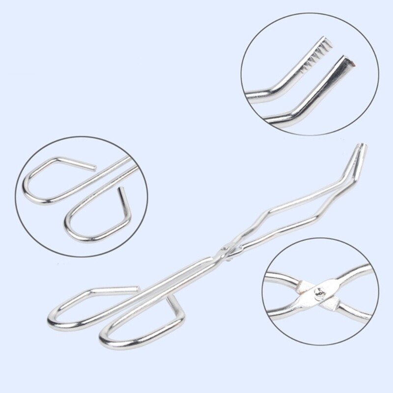 Laboratory Tongs Metal Crucible Tongs Cup Tongs Easy to Use Melting Tongs