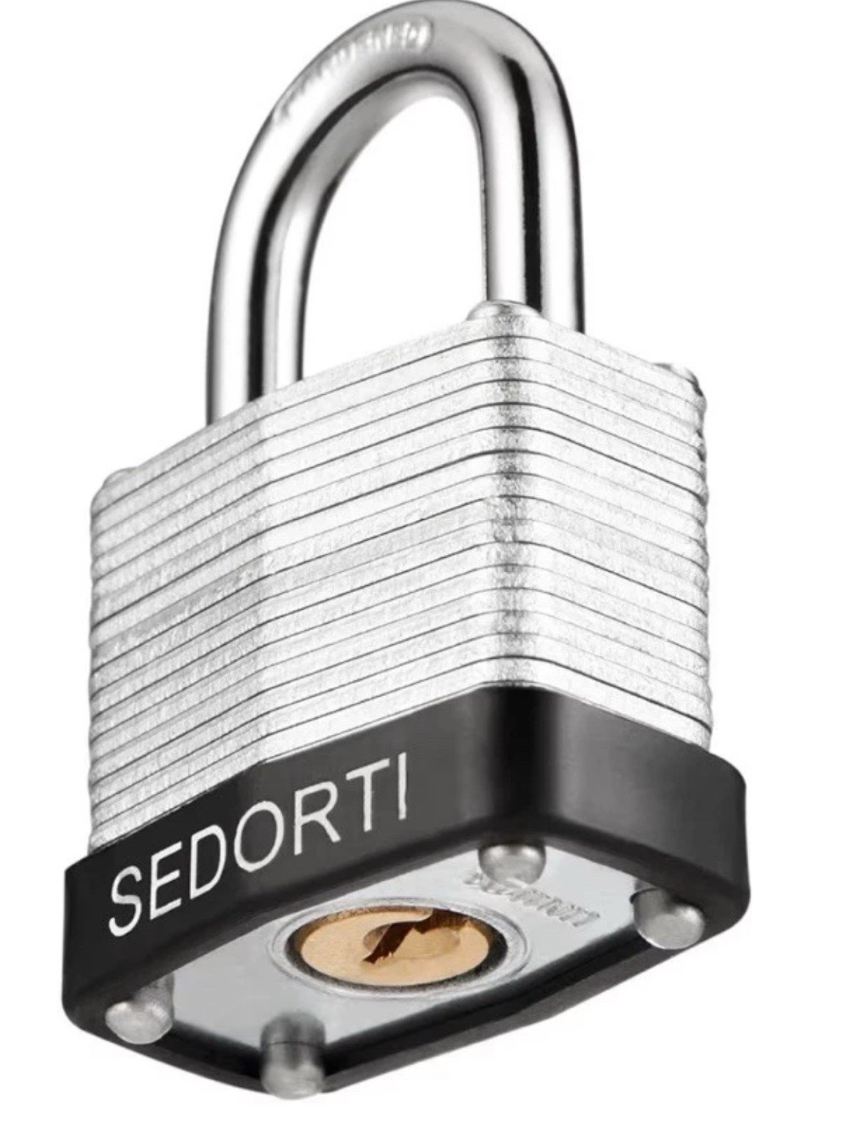 12 Laminated Steel Padlock Set 1-1/4″ Wide Body Small Heavy Duty Lock New