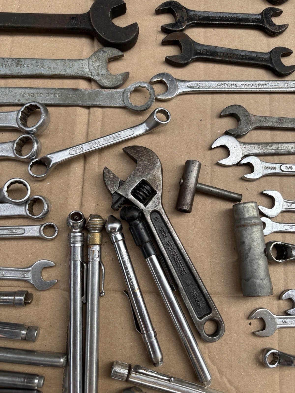 Job Lot 64 Vintage Garage Tools, Mixed Job Lot, Toolkit Items,spanner’s, Etc