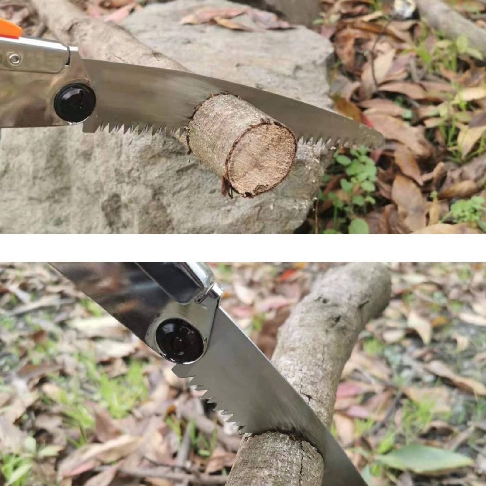 Folding Saw – 8 In Blade for Wood & Dry Wood Pruning, Compact Design, SK-5 Steel