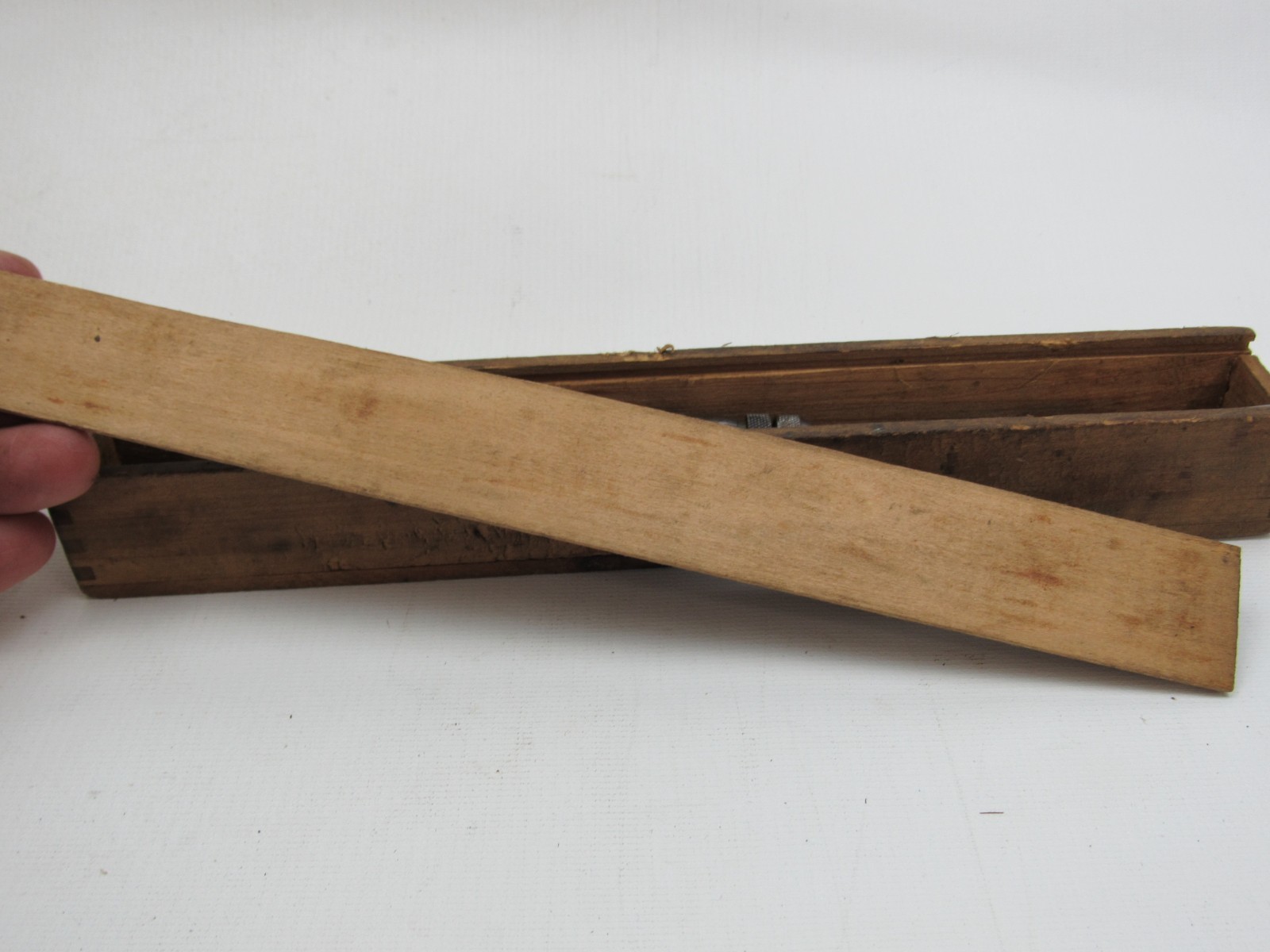 Vintage Goodell-Pratt 2″ – 12″ Inside Micrometer in Wooden Box Case