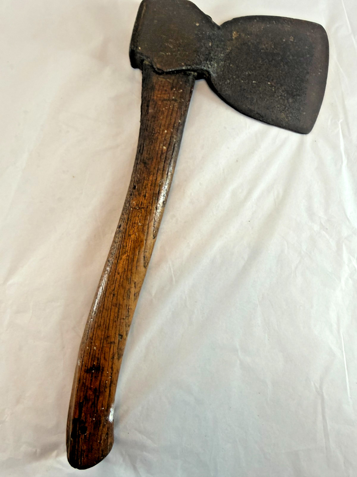 Antique Lewis Co Sheffield Kent Pattern Axe No2 Forged Steel Hatchet Heavy Tool
