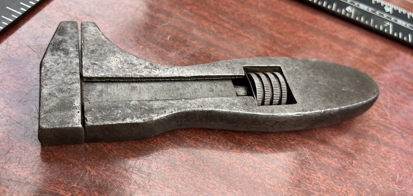 Barcalo Buffalo Adjustable Spanner Wrench 6” Girder old Tool USA
