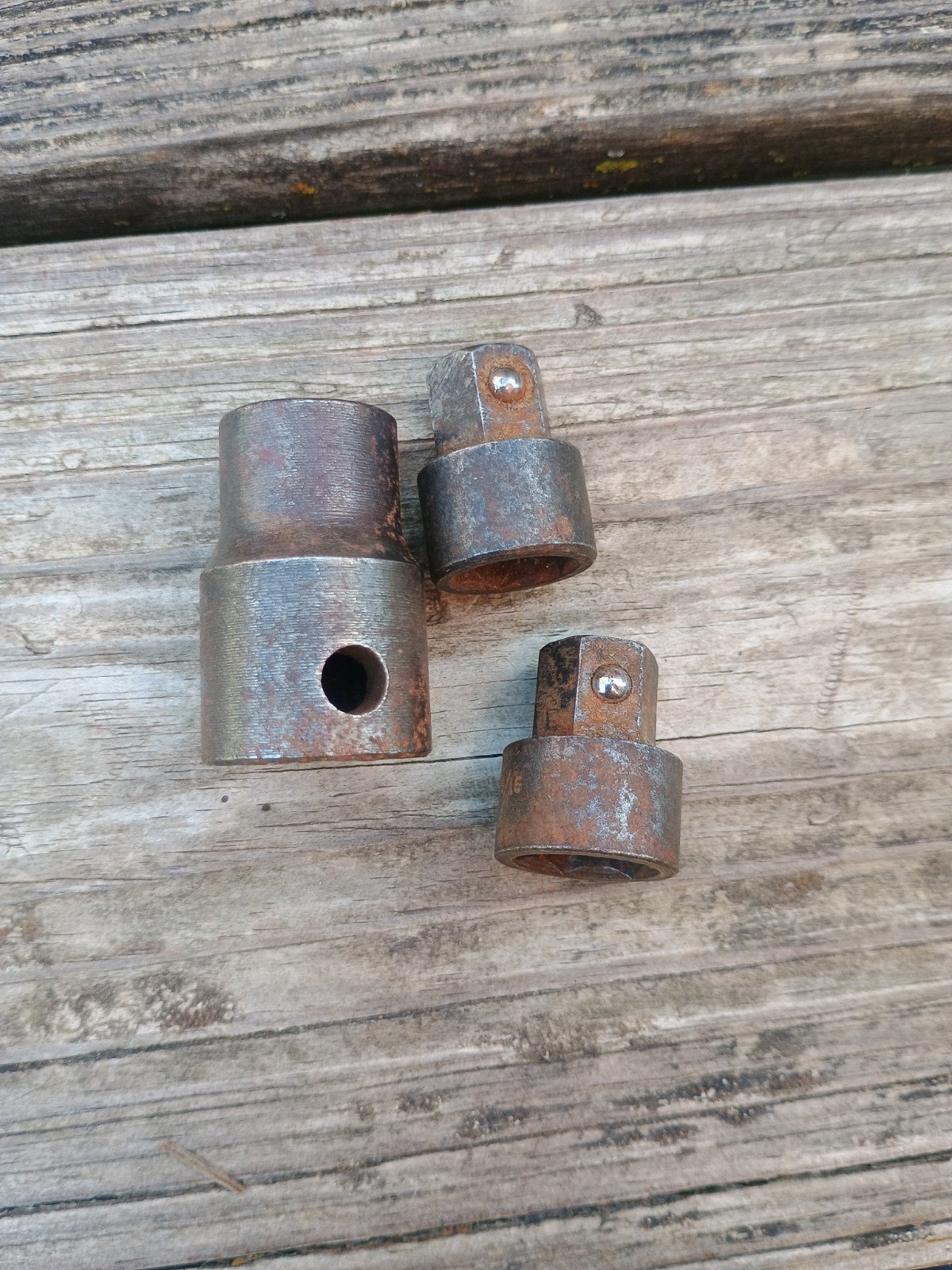 2 Vintage Apex Impact Socket Adapters 1/2″ & 9/16″ w/ Duracraft Adapter 1/2″ D