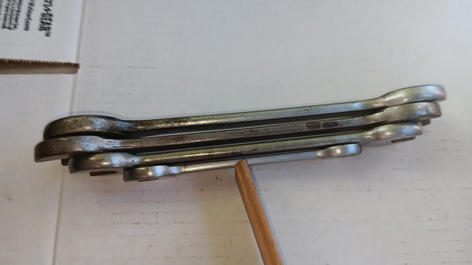 Lot of 4 Vintage Plomb 3039 3036 3034 3026 Combination Wrench Made in USA